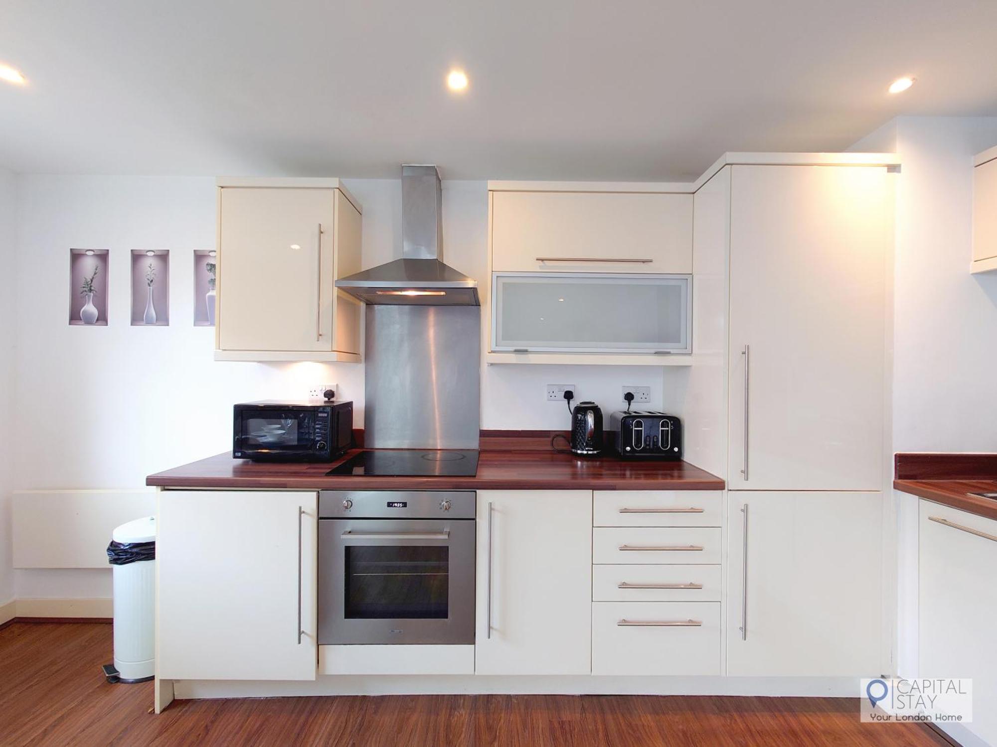 Apartment Free Parking - Serviced Two Bed London Docklands *