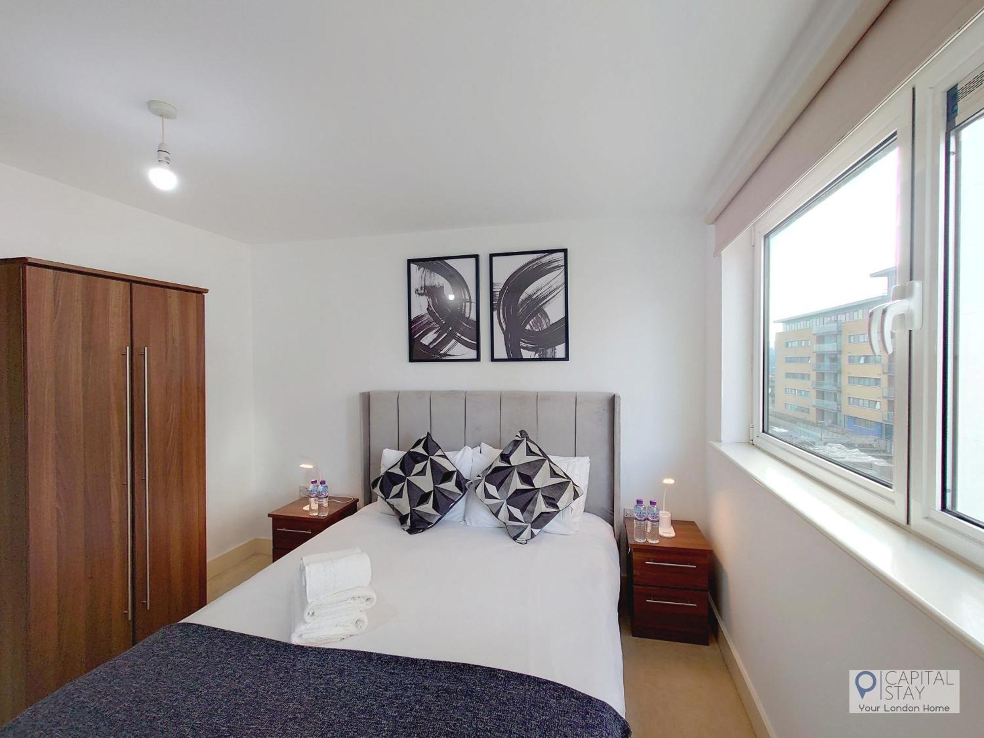 Apartment Free Parking - Serviced Two Bed London Docklands