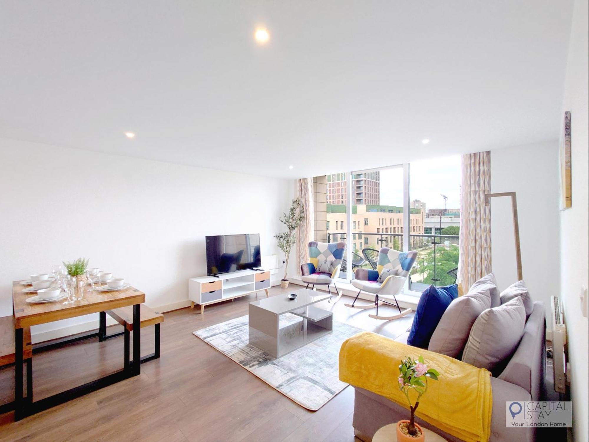 Apartment Free Parking - Serviced Two Bed London Docklands Beckton