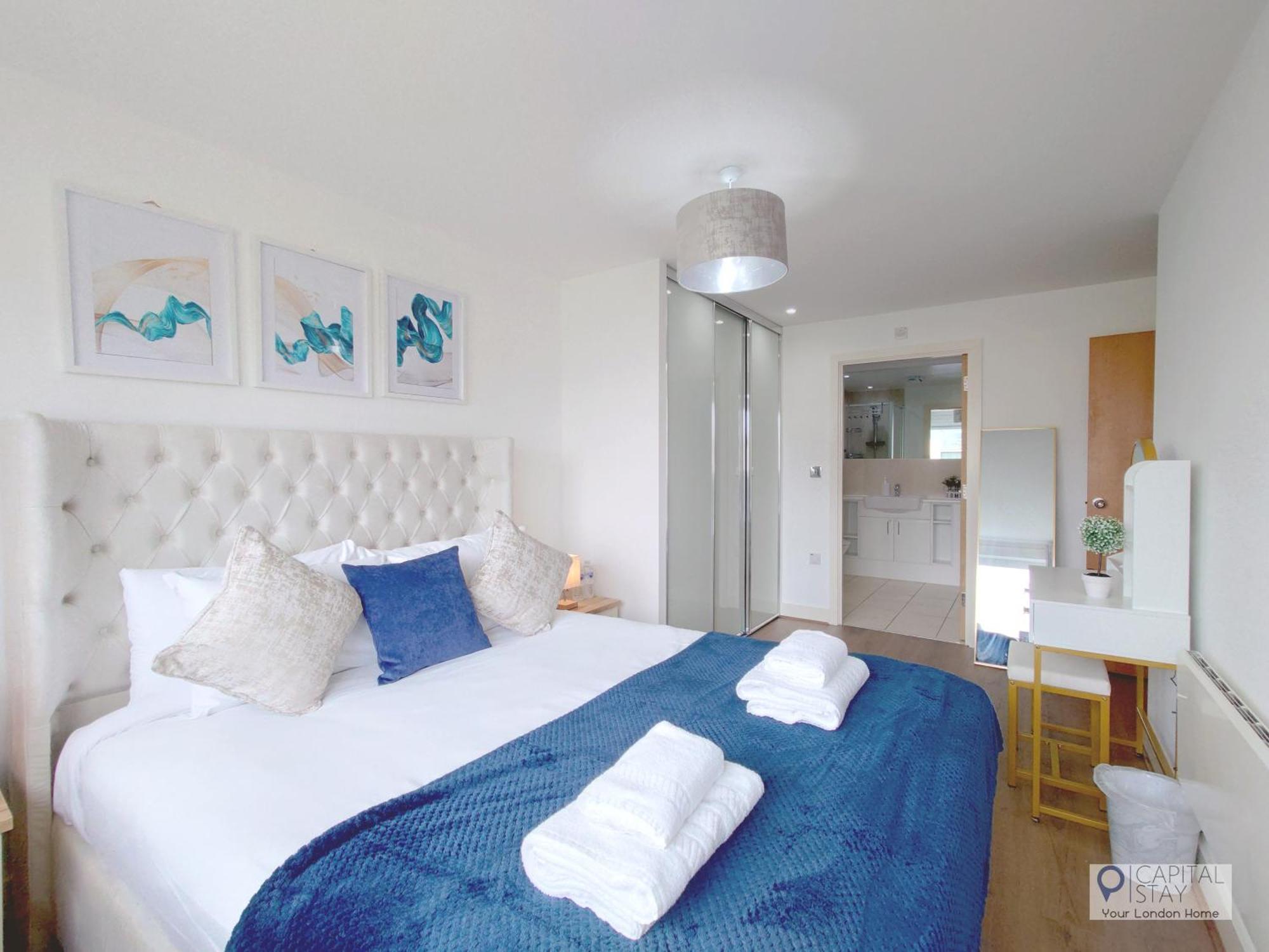 Apartment Free Parking - Serviced Two Bed London Docklands *