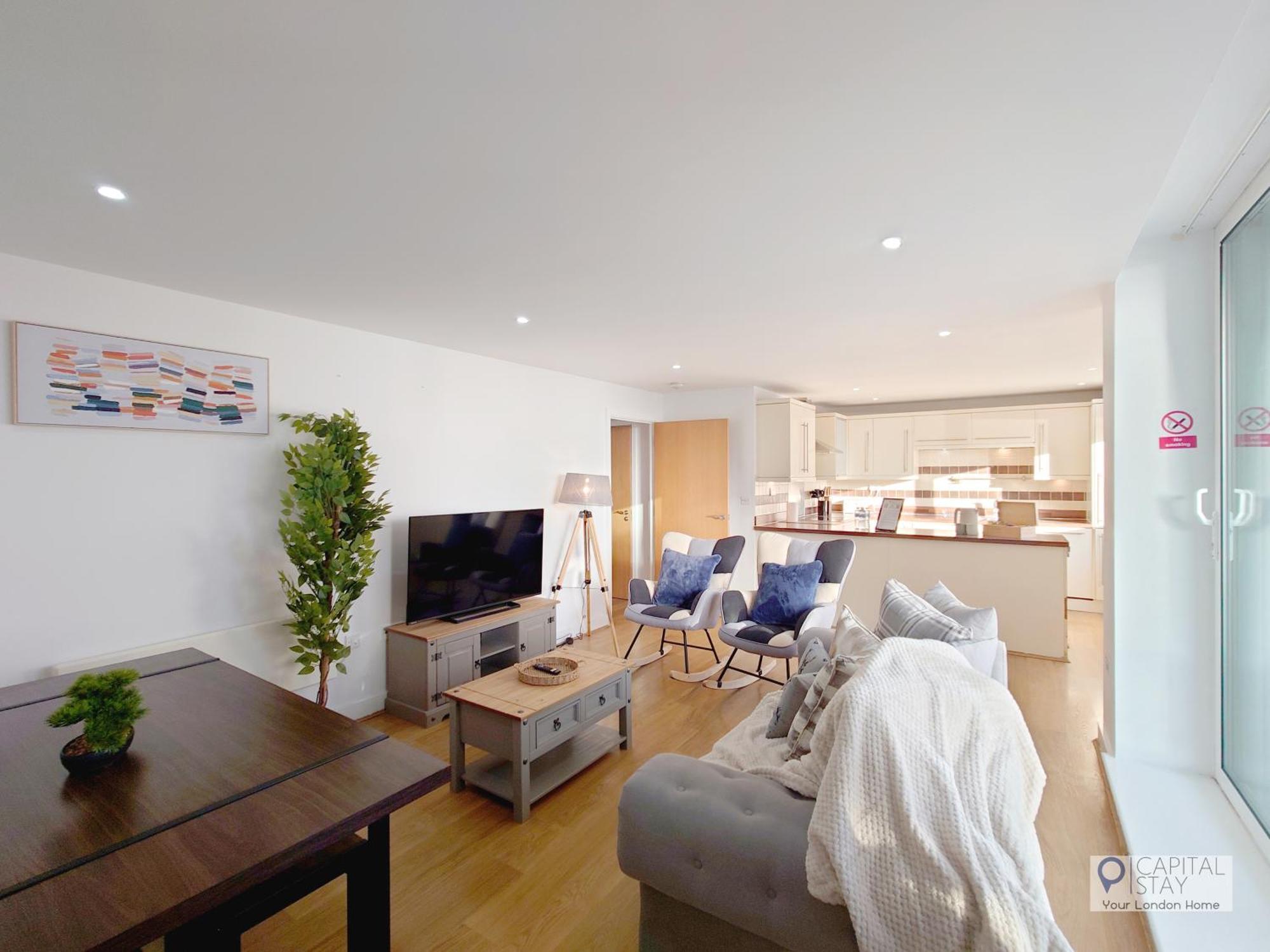Apartment Free Parking - Serviced Two Bed London Docklands Beckton