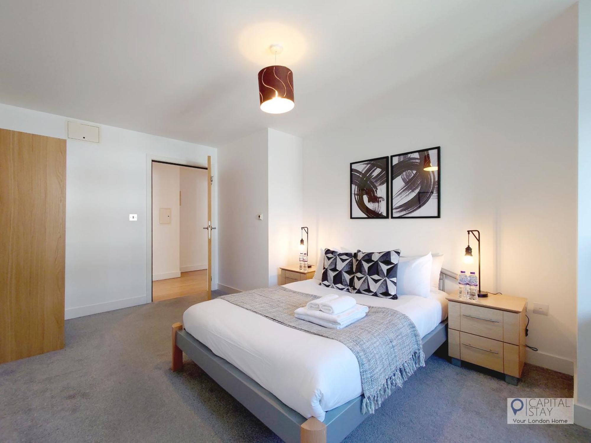 Apartment Free Parking - Serviced Two Bed London Docklands *