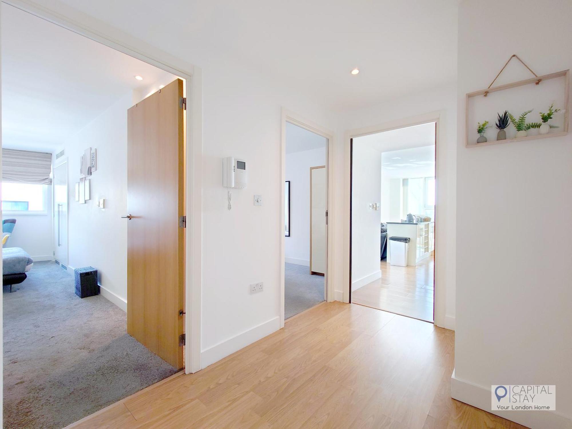 Apartment Free Parking - Serviced Two Bed London Docklands