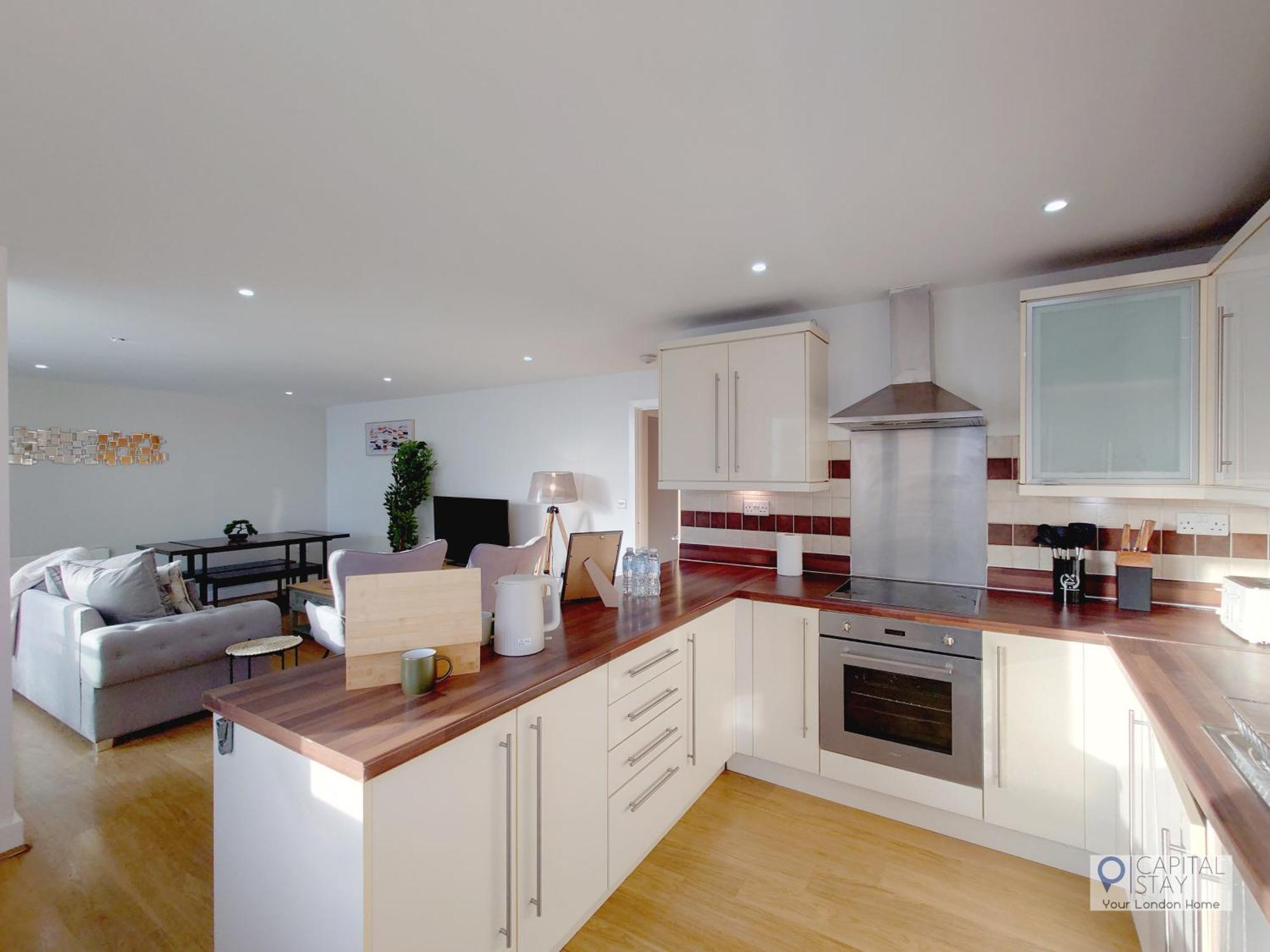 Free Parking - Serviced Two Bed London Docklands Appartamento Beckton
